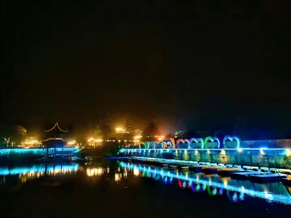 船石湖景区旱地音乐喷泉 景区网红水景施工