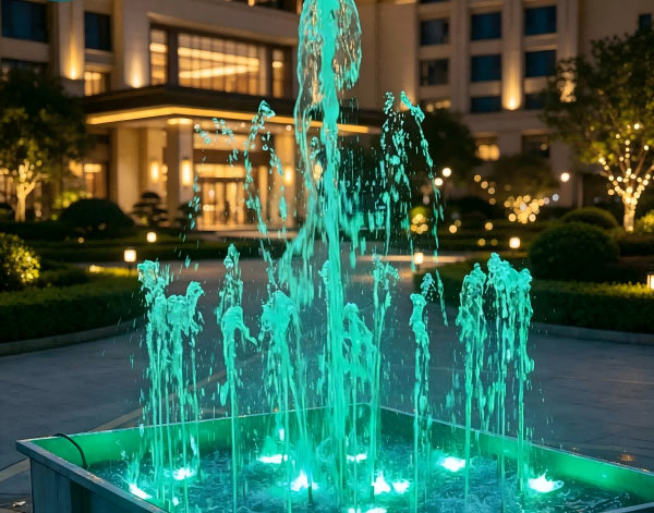 酒店水池喷泉