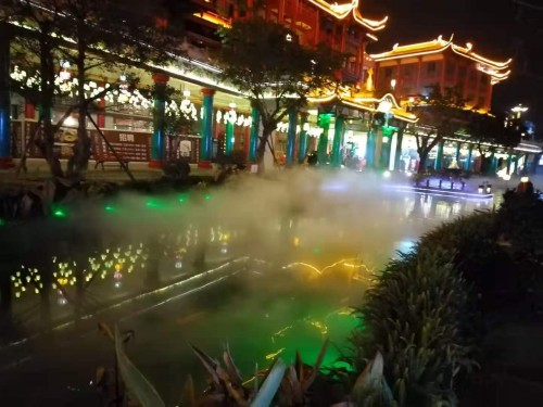 河道冷雾造景效果图二